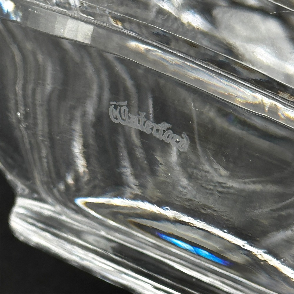 Vintage Waterford Lismore Rose Bowl Cut Crystal Centerpiece Gothic Mark Ireland - Picture 3 of 13